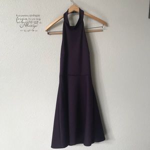 NWT Charlotte Russe purple halter top dress